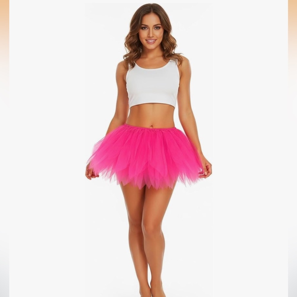 ‼️ $10 ‼️Hot Pink Tulle Mini Skirt - Women